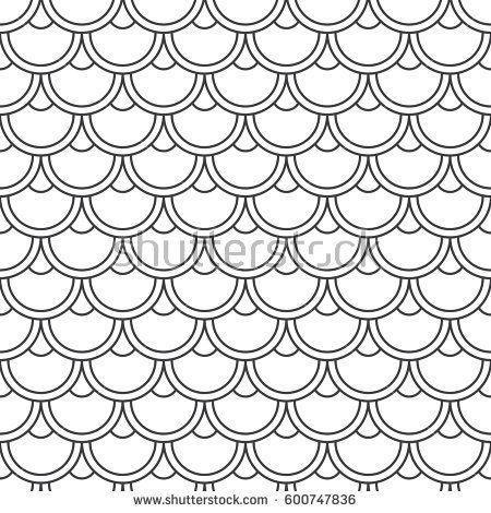 an abstract black and white background with wavy lines in the form of waves or fish scales