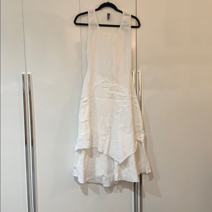 Italian Made White Handkerchief Linen Dress Boho Style Brand Onz White Linen Slip Dress, White Handkerchief, Linen Slip Dress, Boho Style Dresses, Dress Boho, Linen Dress, White Linen, Boho Style, Boho Fashion