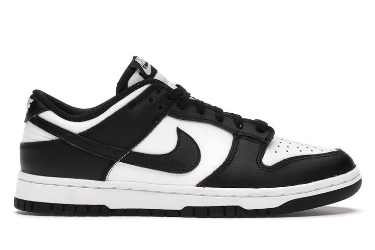 Nike Dunk Low Retro White Black Panda (2021) (Women's) - DD1503-101 - US Nike Dunk Low Black White, Dr Shoes, Nike Swoosh Logo, Nike Models, Sneaker Release, Nike Dunk Low, Dunk Low, Nike Sb, Nike Dunk