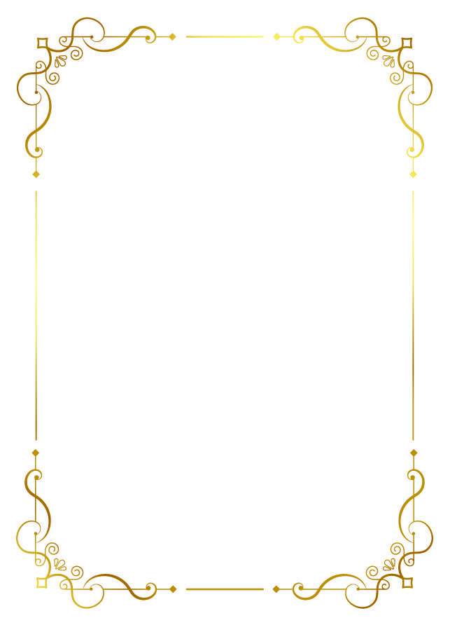 an ornate gold frame with swirls and scrolls on the edges is shown in this image