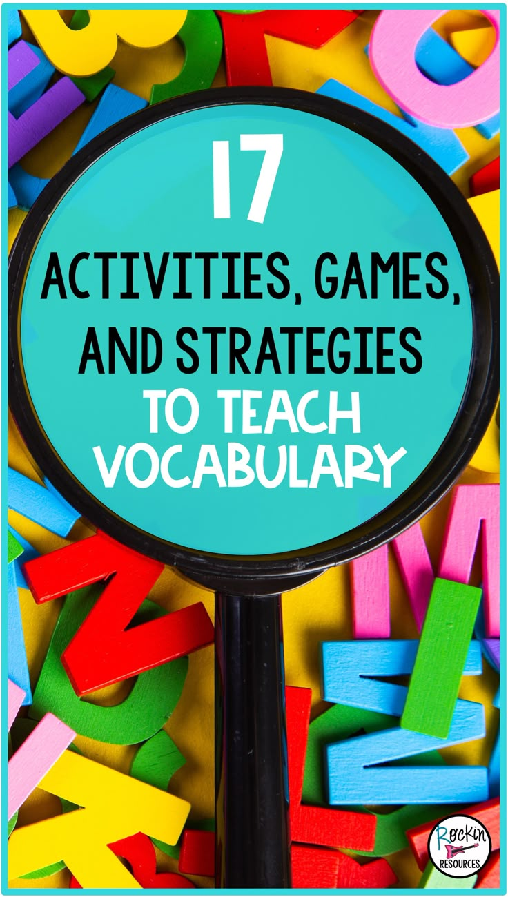 Teach Vocabulary, Academic Vocabulary Vocabulary Activities 3rd Grade, Vocabulary Learning Activities, Fourth Grade Vocabulary Activities, Vocab Games Elementary, Introducing Vocabulary Activities, Vocabulary Review Activities, Vocabulary Teaching Strategies, Fun Vocabulary Activities Elementary, After Reading Activities