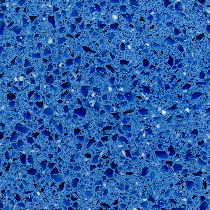 blue glass with white dots on it