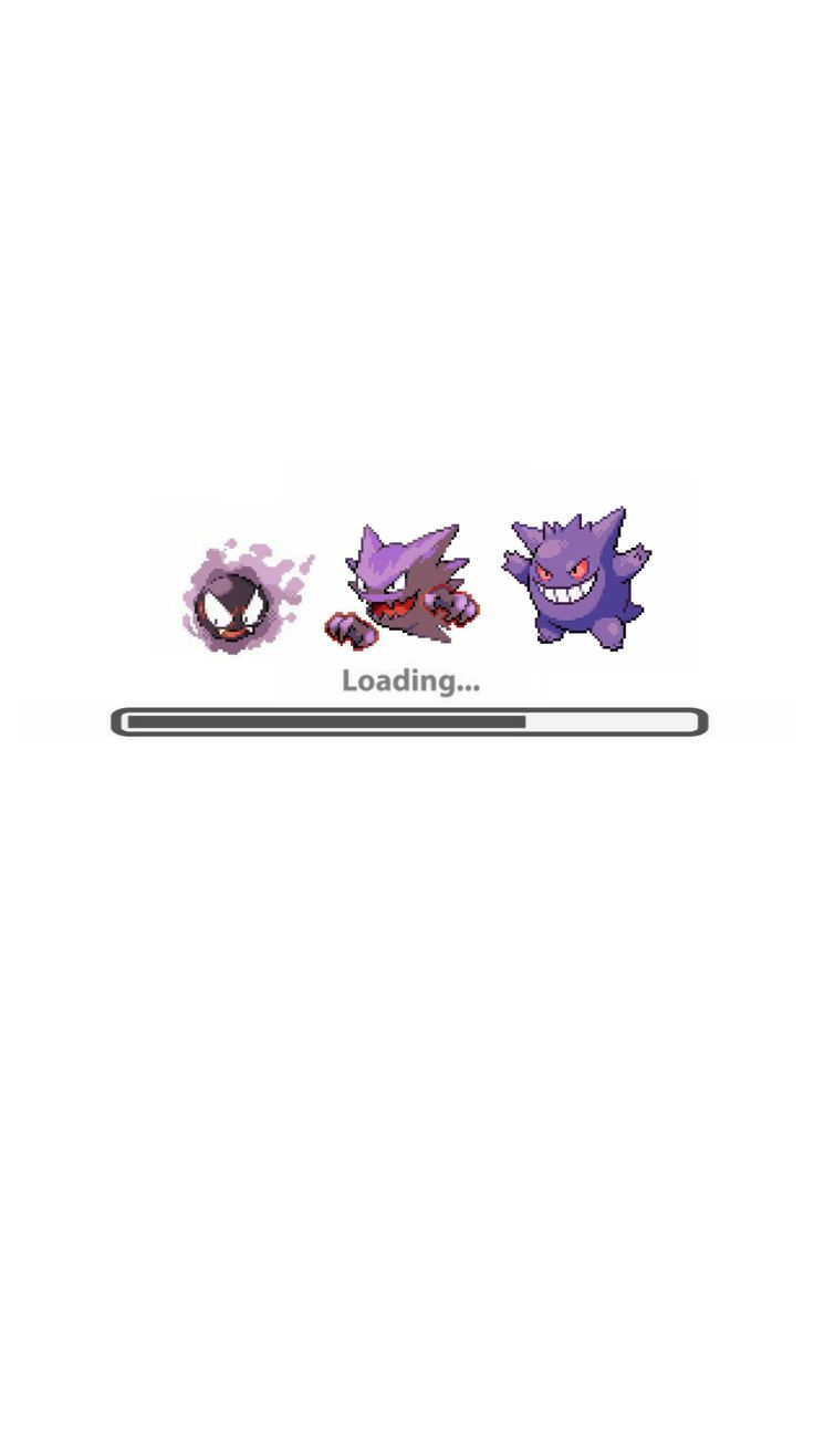 three different types of pokemon stickers on a white background with the words loading written below