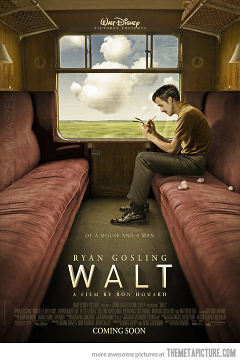 a man sitting on top of a couch next to a window in a movie poster