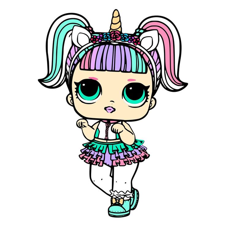 Unicorn Surprise L.O.L. Doll SVG Unicorn Doll, Unicorn Headband, Doll Party, Unicorn Stickers, Doll Cake, Unicorn Horn, Lol Dolls, A Unicorn, Silhouette Cameo