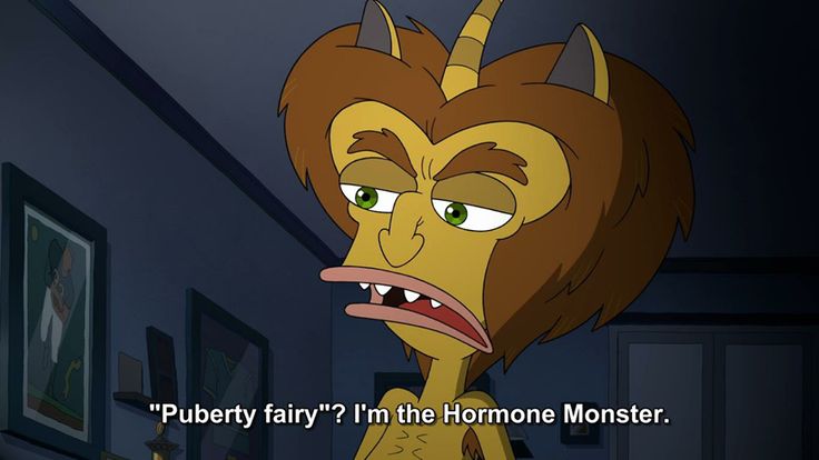 a cartoon character with an evil look on his face and the caption,'pubby fairy'i'm the homo monsterer