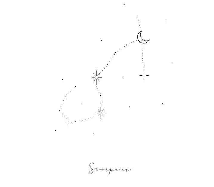 the zodiac sign sagitus is drawn in black ink on a white paper background