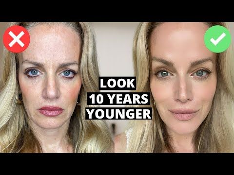 5 Makeup Tips to Look 10 years Younger - YouTube Younger Makeup Look, Makeup Looks To Look Younger, Makeup Younger Look, Makeup Tutorial To Look Younger, Makeup To Look Younger, Makeup Tips To Look Younger, Beauty Tips For Glowing Skin, Clean Face, Beauty Makeup Tips