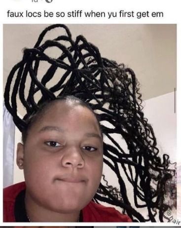 Bad Box Braids Funny, Funny Braids, Ugly Braided Hairstyles, Ugly Hair, Kodak Black Memes Funny, Braids Memes Humor, Emo Memes Funny Hair, Growing Up Black Memes, Afro Memes Funny