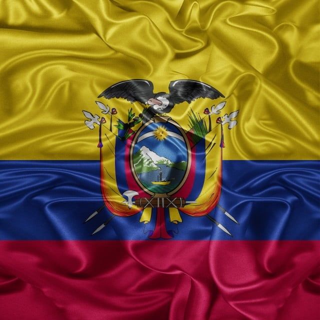 the flag of colombia is shown in this image with silky fabric and folds around it