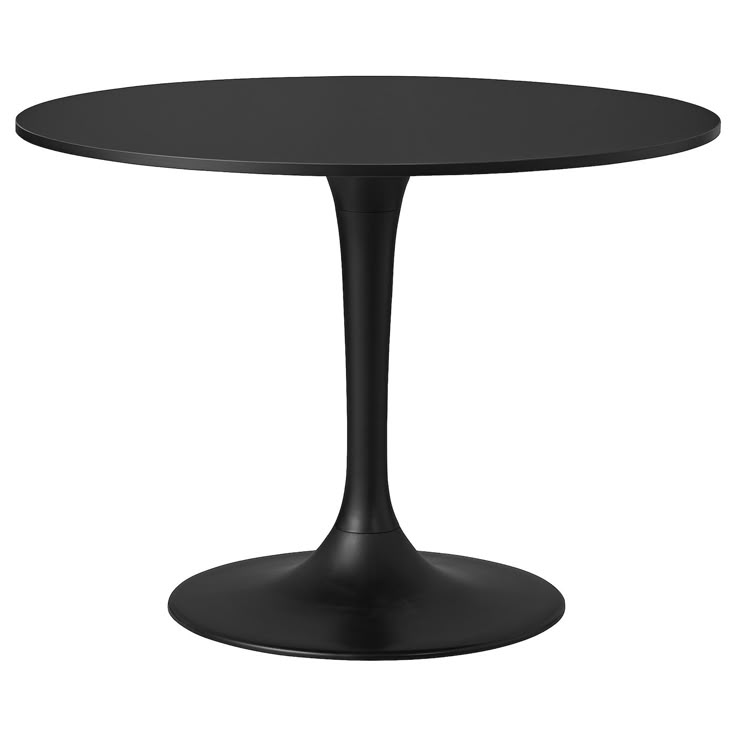 an image of a black table on a white background with no people around it or in front of the camera