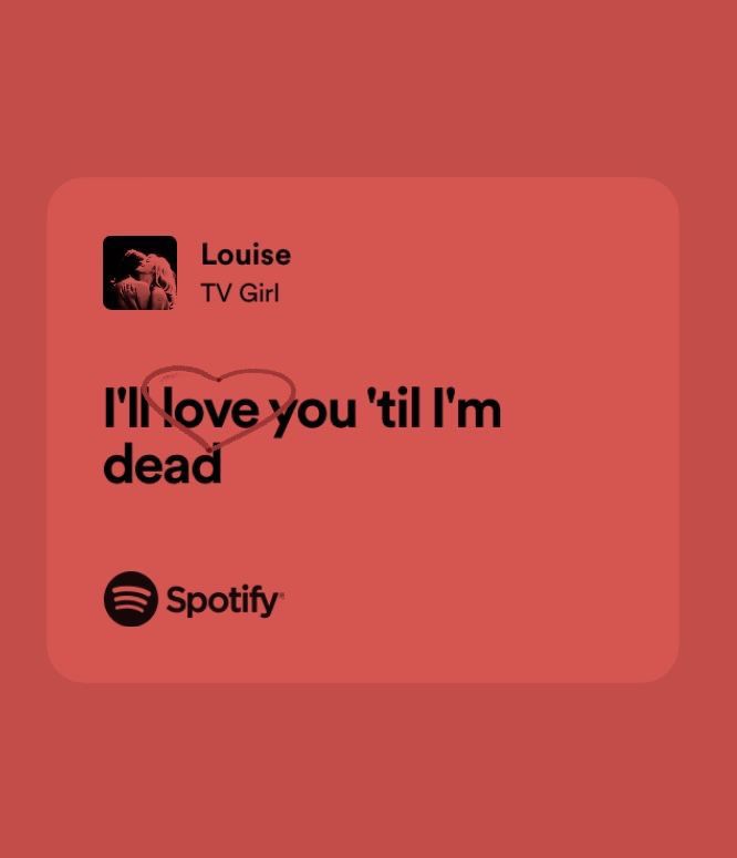 i love you'll'm dead spotify gift card with the text, i'll love you'll'm dead on it