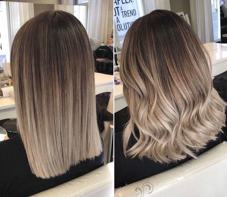 Diy Ombre Hair, Short Ombre Hair, Brown Ombre Hair, Ombre Hair Blonde, Hair Light, Medium Layered Hair, Balayage Blonde, Hair Dark, Hair Color Pastel