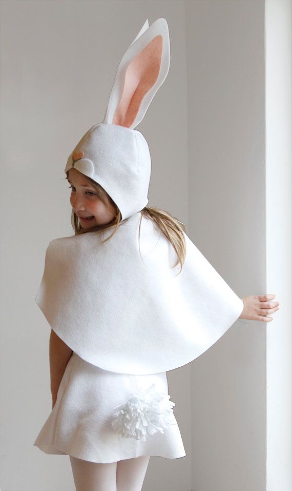 Bunny PATTERN DIY easter costume mask sewing tutorial creative play woodland… Bunny Costume Kids Diy, Diy Bunny Costume Kids, Felt Halloween Costumes, Rabbit Costume Diy, Diy Bunny Costume, Patron Costume, Purim Costume, Animal Costumes For Kids, Diy Fantasia