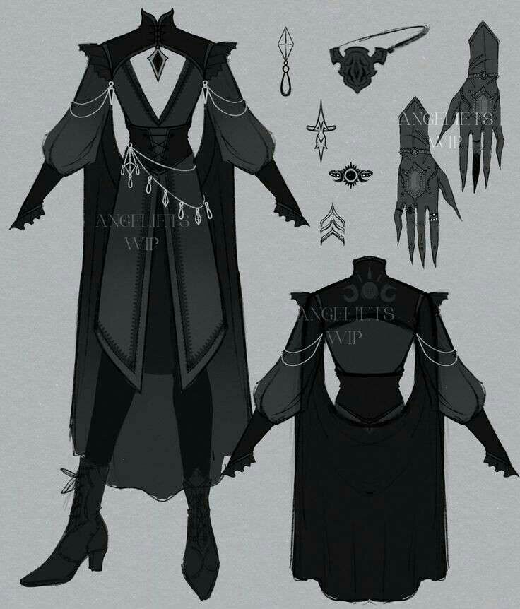 an image of some sort of costume that looks like it is from the witch's tale