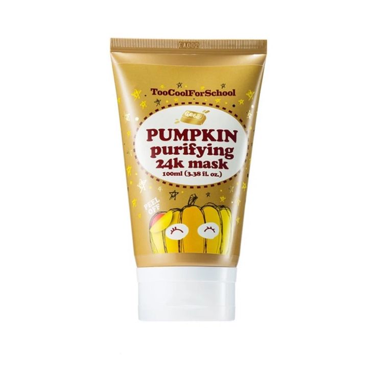 Too Cool For School - Pumpkin Purifying 24k Mask. Brand New! Pore Cleansing Mask, Blackhead Mask, Pumpkin Mask, Night Mask, Face Spray, Clinique Moisturizer, Clay Face Mask, Cleansing Mask, Milk Cream