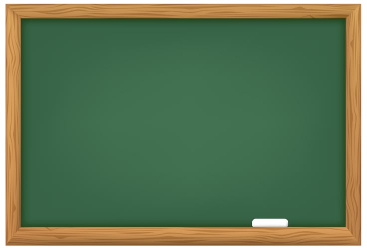 a green chalkboard with a white eraser on the bottom and an eraser below it