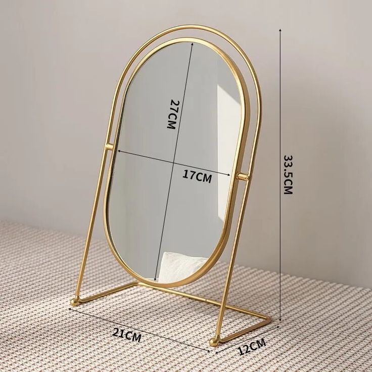 47188609794347 Makeup Mirror Aesthetic, Mirror Mural, Mirror Desk, Glass Bedroom, Desk Standing, Oval Makeup, Mirror Standing, Decoration Mirror, Mirror Aesthetic