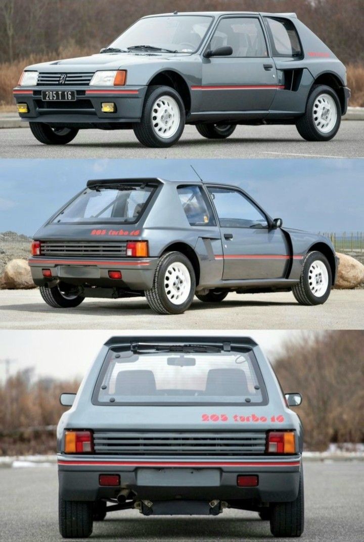 Peugeot 205 Turbo 16 Serie 200 1984-1985 Peugeot 205 Gti, 205 Gti, Hot Hatchback, Auto Vintage, Auto Retro, Hot Hatch, Rally Car, Japanese Cars, Peugeot 205