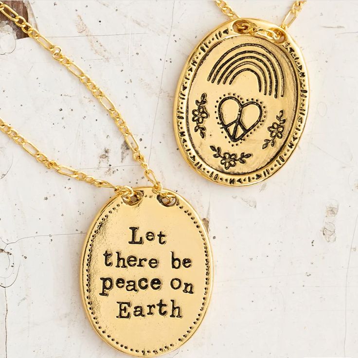 Let There Be Peace On Earth Is One One Side And The Parade Sign In The Heart Is On The Other. Cute Rainbow And Flower Detail Too Comes Boxed As Shown Great For Mom/Sister/Friend/Coworker Other Styles Available In My Closet Bundle And Save Peace Heart, Peace Necklace, Cute Rainbow, Sister Friends, Peace On Earth, Soul Sisters, Mom And Sister, Flower Detail, Natural Life