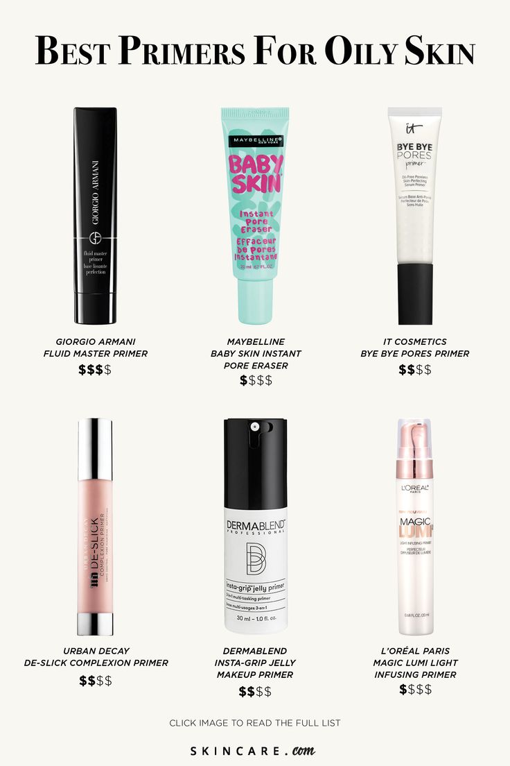 Between having to find the perfect cleanser and moisturizer for oily skin, the last thing we want to think about is primer. So we did the hard work for you and hand-picked our favorite primers to help you combat excess oil and make your complexion flawless. Concelear For Oily Skin, Oily Makeup Tips, Oil Skin Moisturizer, Oily Face Makeup Tips, Makeup For Oily Face, Make Up Must Haves Products, Oily Skin Makeup Products, Best Makeup Products For Oily Skin, Good Primers