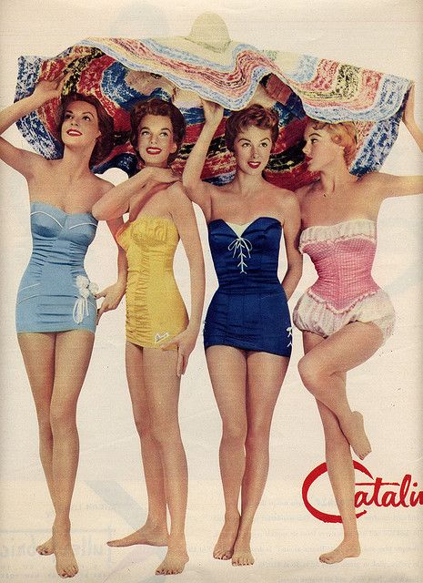 vintage bathing suits Catalina Swimwear, 1950s Swimsuit, Vintage Bathing Suits, Bathing Beauty, Swimsuit Season, Gene Kelly, Mae West, Vintage Swim, Vintage Swimsuit