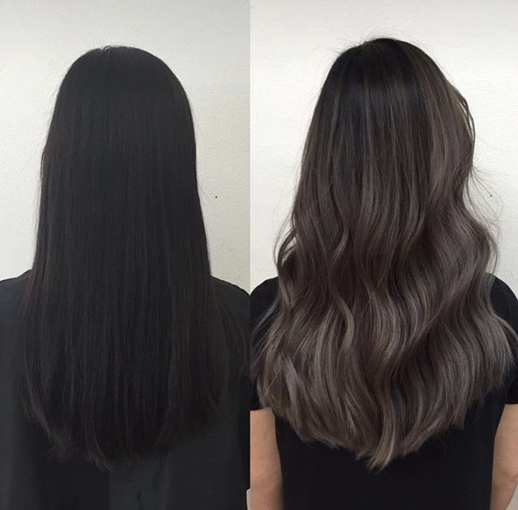 Lilac Balayage, Black Hair Balayage, Ash Hair Color, Lilac Hair, Lilac Grey, Brown Hair Balayage, Hair Color And Cut, Dye My Hair, Hair Color Balayage