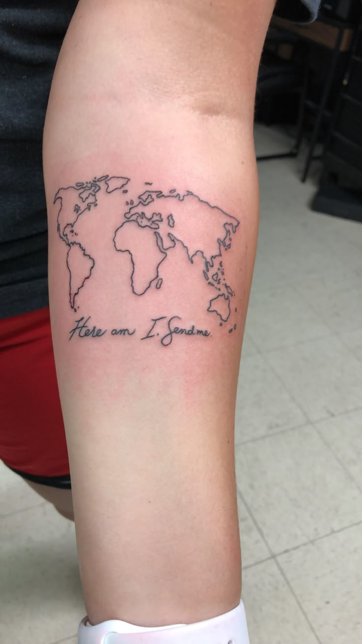 a person with a tattoo on their arm that says, there is no planet here