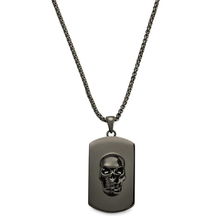 * Surgical-grade stainless steel
 * Skin-friendly curved box chain links
 * Size-adjustable chain Wooden Jewelry Stand, Skull Dog, Thor's Hammer Necklace, Hammered Necklace, S Necklace, Chain Links, Black Necklace, Jewelry Stand, Mens Gold