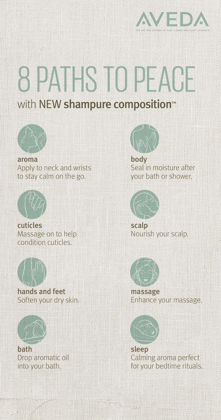 Discover 8 Paths to Peace with the calming aroma of Shampure Composition...We love the Shampure Aromatherapy benefits it brings - one of our favs at RenewingWellness.Net Aveda Skin Care, Aveda Spa, Calming Rituals, Aveda Institute, Aveda Hair, Aveda Salon, Aveda Color, Aromatic Oils, Body Bath