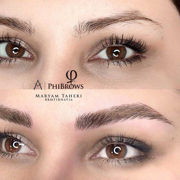 Nano Brows Before and After Pictures Gallery - PMUHub Nano Brows Before And After, Cosmetic Tattoo Eyebrows, Nano Brows, Brow Ideas, Eyebrow Before And After, Feather Brows, Permanent Cosmetics, Braided Bun Hairstyles, Cosmetic Tattoo