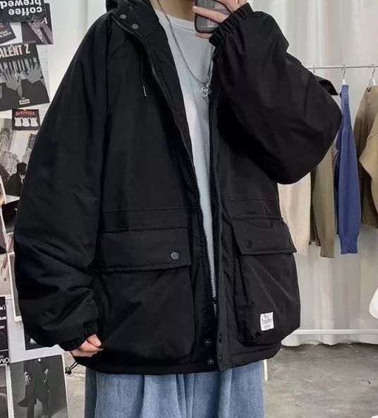 Casual Tomboy Outfits, Windbreaker Outfit, Baggy Outfit Ideas, Raincoat Outfit, Black Raincoat, Japan Streetwear, Fasion Outfits, Concept Clothing, Korean Casual Outfits