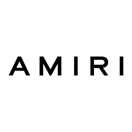 the word amiri written in black on a white background