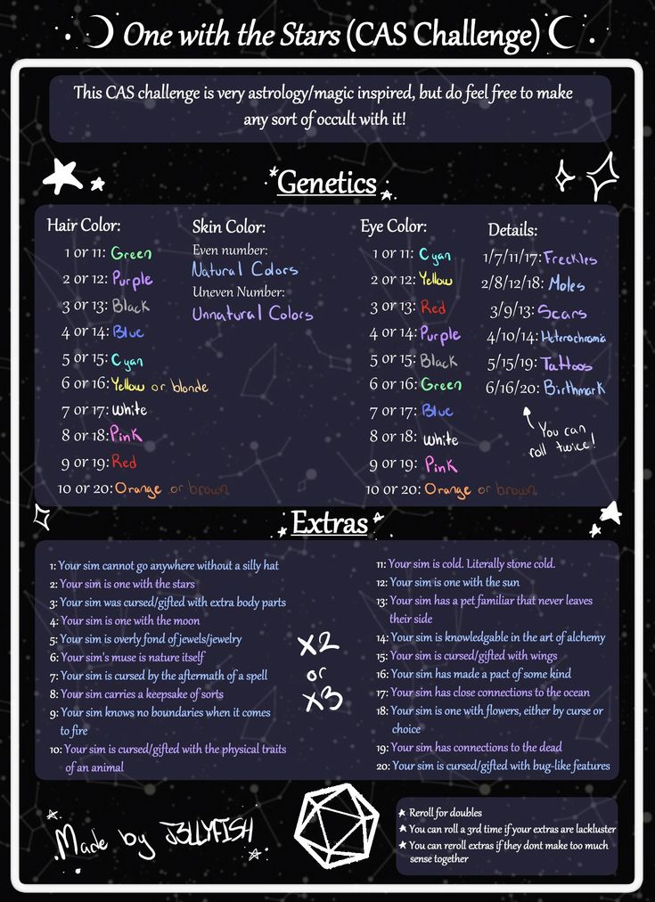 an info sheet with the names and numbers for each star in the sky, as well as