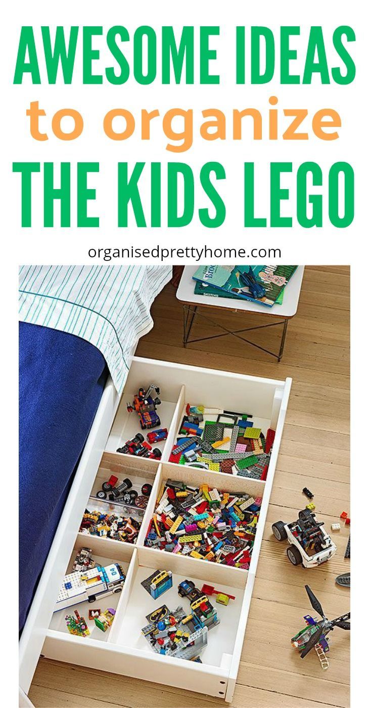 the best way to organize and store legos is with this easy storage drawer for toys