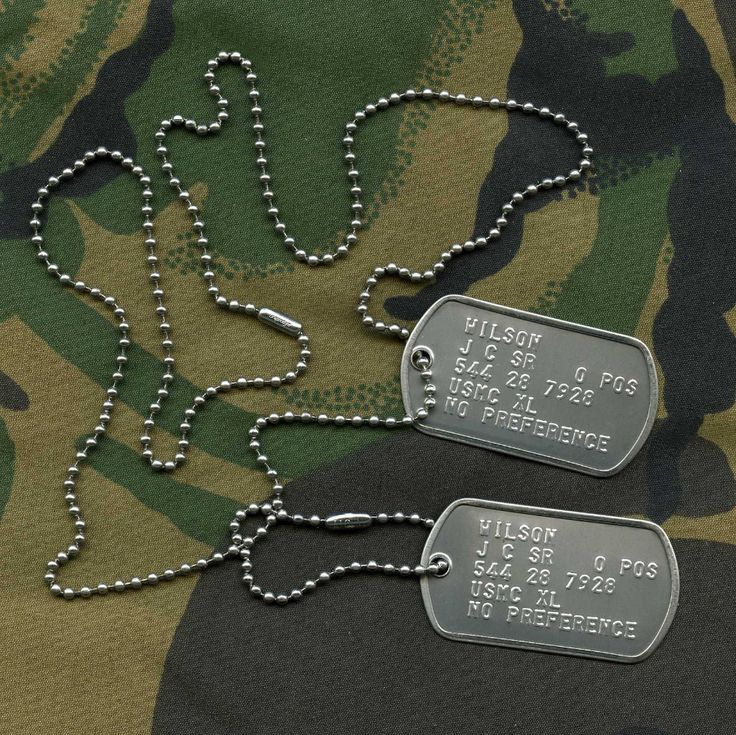 Stainless Steel US Army Dog Tag ID Set Personalised & | Etsy Army Tags, Army Dog Tag, Military Dog Tag, Army Dogs, Personalized Leather Dog Collar, Leather Dog Collar Custom, Luxury Dog Collars, Dog Tags Military, Dog Collar With Name