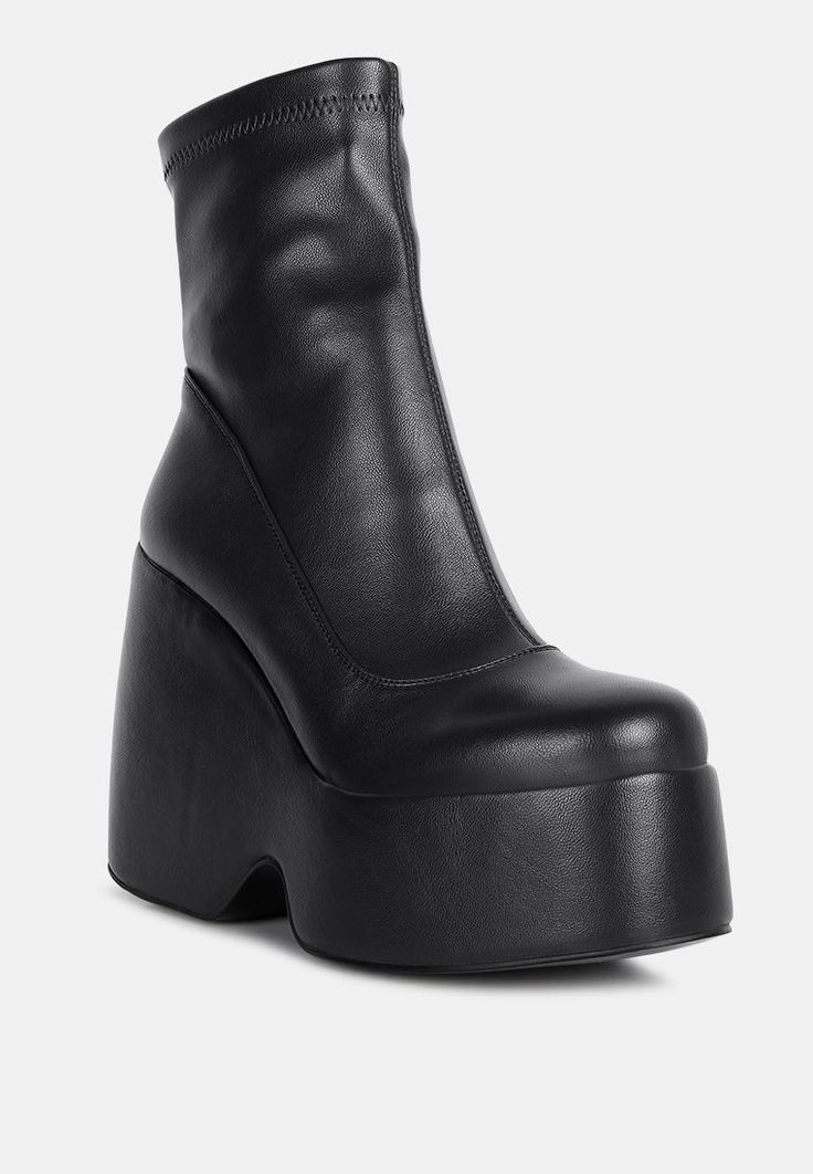 Free shipping and easy returns on Rag & Co PURNELL Black High Platform Ankle Boots. Lightweight statement high platform boot from Rag & Co. these ankle boots have side zipper d Luxury Edgy Ankle-high Platform Boots, Luxury Black Platform Boots With Studded Outsoles, Luxury Black Platform Boots With Studded Rubber Outsoles, Platform Boots Hot Topic, Luxury Ankle Boot Platform Boots For Work, Luxury Platform Boots With Block Heel And Medium Width, Luxury Lug Sole Platform Boots With Pointed Toe, Luxury Modern Ankle-high Platform Boots, Luxury High Ankle Platform Boots For Women