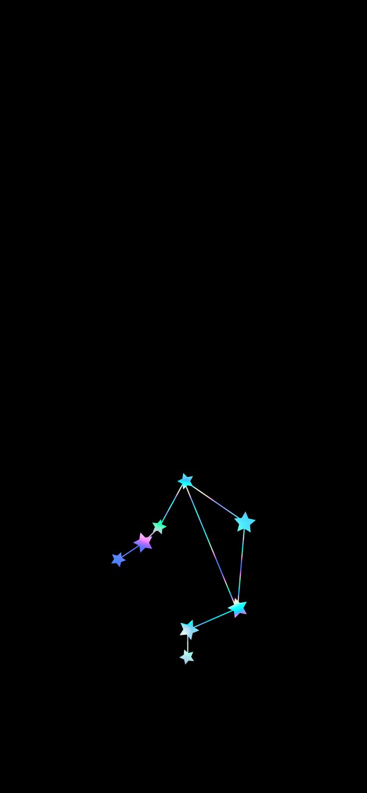 an image of a star chart on a black background