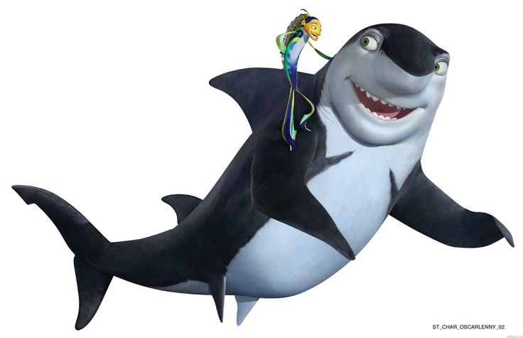 a cartoon character riding on the back of a shark