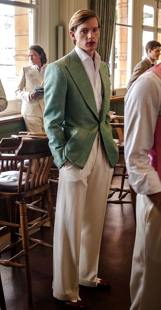 Green Suit, Vintage Mens Fashion, Vintage Suits, Suit Style, Men Fashion Casual Outfits, Mode Inspo, Well Dressed Men, 가을 패션, Mode Vintage