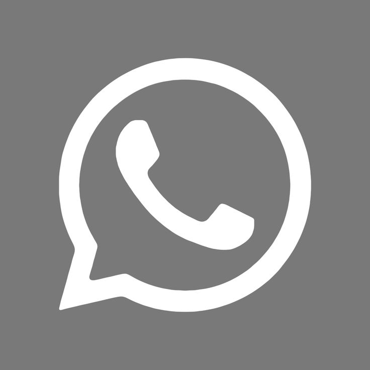 a white and gray phone icon with the text whatsapp on it in a speech bubble