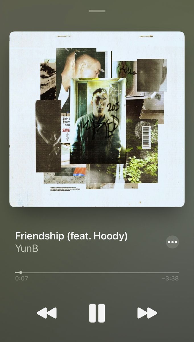 an mp3 player with the words friendship beat hoody on it's screen