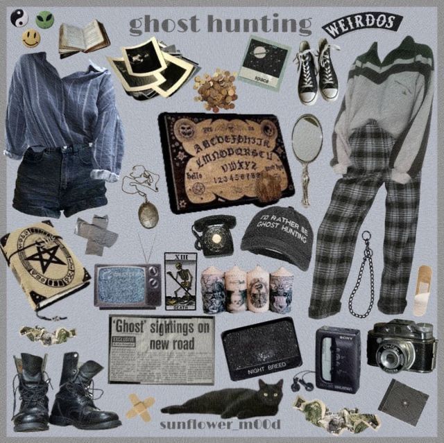 Ghost Hunters Outfit, Cryptid Hunter Outfit, Cryptid Hunter Aesthetic Outfit, Ghost Hunting Aesthetic Outfit, Paranormal Investigator Outfit, Ghost Hunter Aesthetic Outfit, Ghost Hunter Outfit, Cryptid Aesthetic Outfit, Cryptidcore Aesthetic Outfits