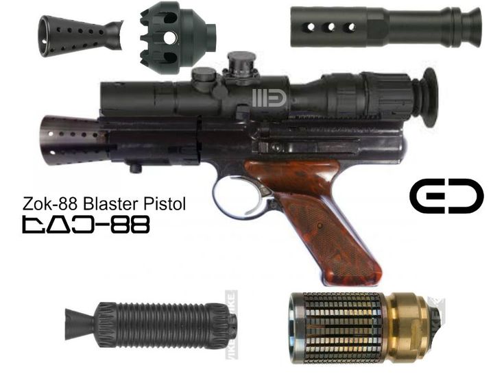 Zok-88 Blaster Pistol Star Wars Art, Cd, Star Wars, Art