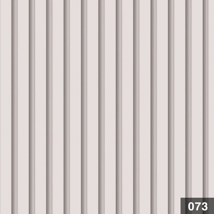 a white wall with vertical lines painted on it's side and the bottom half is gray