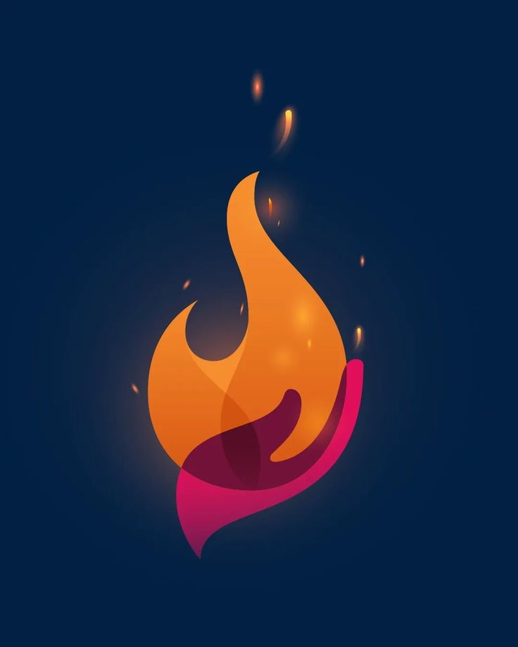 a hand holding a flame on a dark background