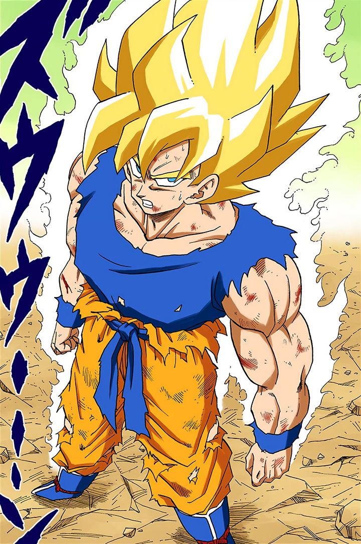 an image of a cartoon character that appears to be in the style of gohan