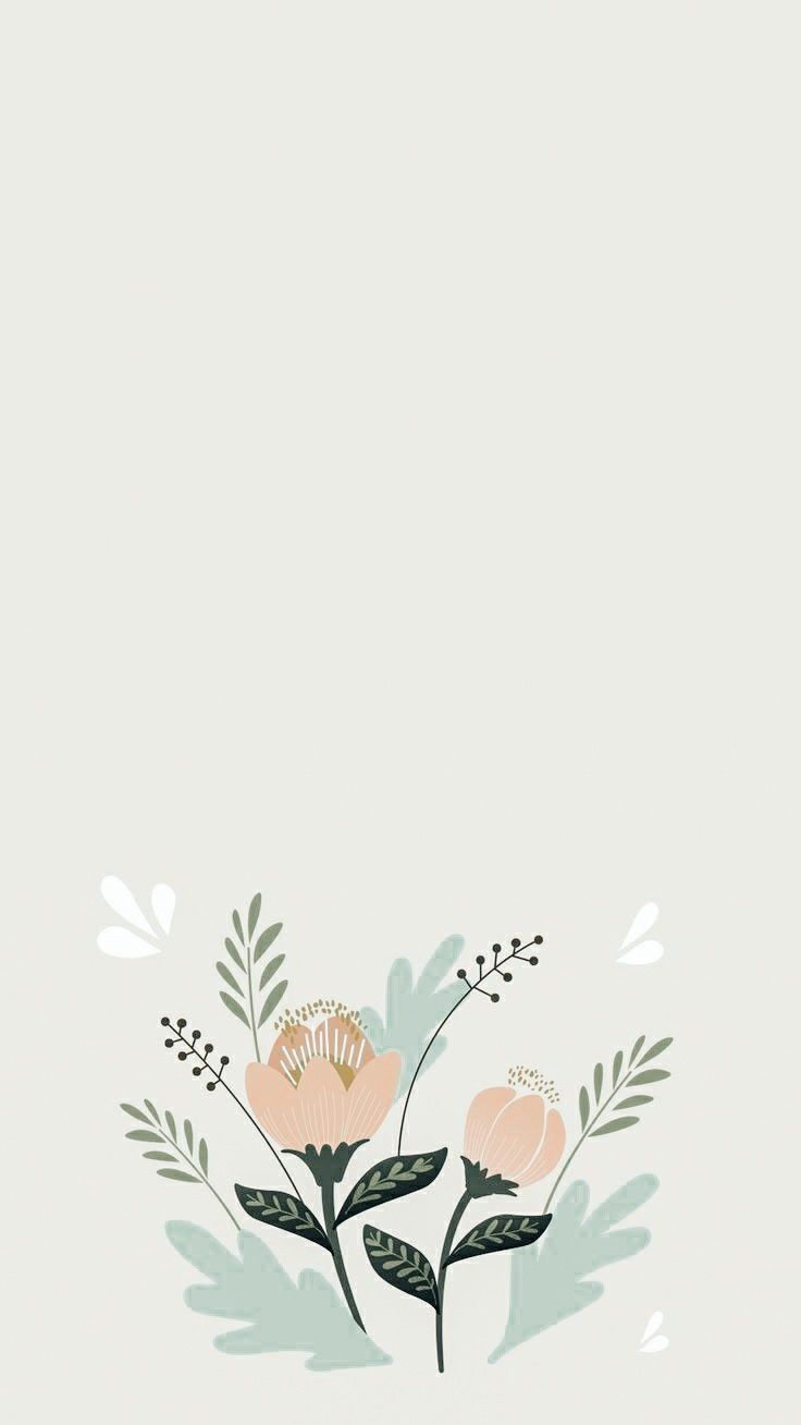 some pink flowers and green leaves on a light gray background with the words, i love you