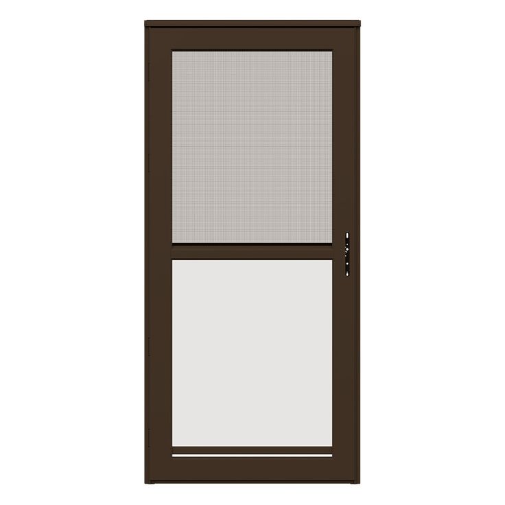 a brown and white window on a white background