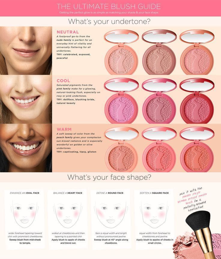 Blush #blush #makeuptips #undertone #makeuptundertone Skin Tone Makeup, Neutral Skin Tone, Maquillage On Fleek, Party Make-up, Skin Undertones, Make Up Inspiration, Cool Skin Tone, Beauty Make-up, Colors For Skin Tone